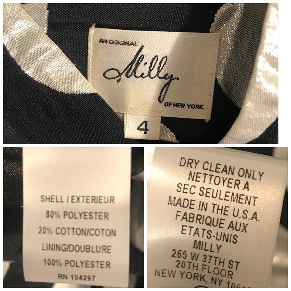 MILLY Bow Back Polka Dot Dress - Picture 8 of 8